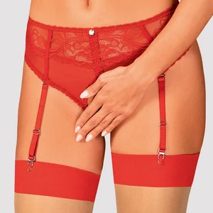  DAGMARIE Red szexi nyitott harisnyatartós női alsó 