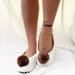 POPPY szoba mamusz - ekrü - barna POPPY szoba mamusz - ekrü - barna