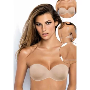SIÉLEI 1570 FANTASTIC levehető pántos, hátul szilikonos melltartó - TESTSZÍN