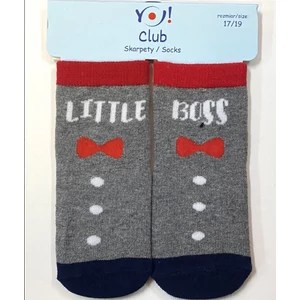 YO gyerek pamut zokni - LITTLE BOSS