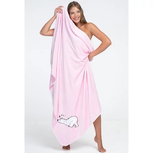 POPPY Jegesmedve hímzett takaró - RÓZSASZÍN POPPY Jegesmedve hímzett takaró - RÓZSASZÍN