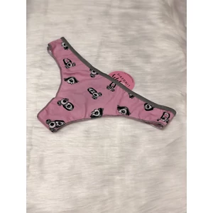 POPPY SALLY Kutya mintás rózsa-szürke tanga POPPY SALLY Kutya mintás rózsa-szürke tanga