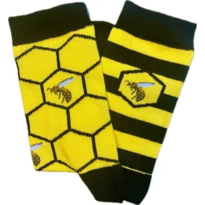 Felemás mintás bokazokni - MÉHECSKE