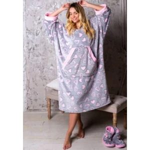 POPPY HOODIE kapucnis takaró - SZIVES MINTÁS 