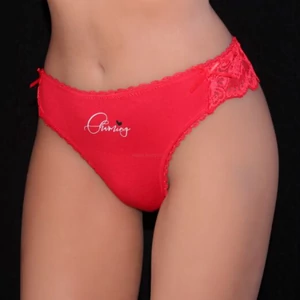 POPPY Nanett Charming Red pamut brazil tanga 
