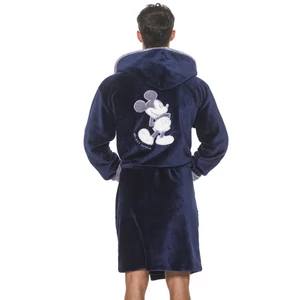 KÖNIG UNDERWEAR DK férfi MICKEY köntös - sötétkék-szürke