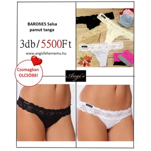 BARONES Salsa pamut tanga alsó 3 db- os csomag  