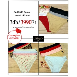 BARONES Szuppi pamut alsó 3 db- os csomag 
