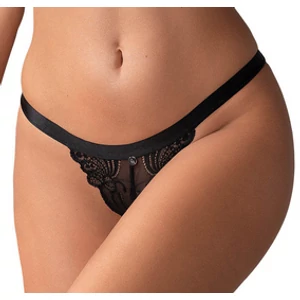 828 Black szexi nyitott tanga