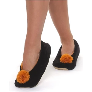 POPPY szoba mamusz - fekete-rozsda vörös POPPY szoba mamusz - fekete-rozsda vörös