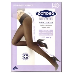 POMPEA BEAUTIFUL ENERGY 140 DENES KÖZEPESEN ERŐS GYÓGYÁSZATI HARISNYANADRÁG (12-15 mmHg)