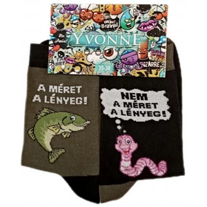 Felemás mintás bokazokni - HORGÁSZ