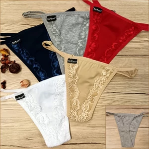 BARONES állítható pántos oldalán csipkés tanga