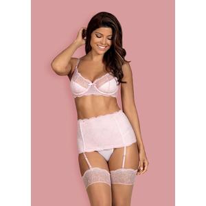 GIRLLY Pink fehérnemű, 3 részes szexi szett