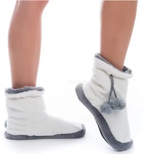 POPPY BOJTOS szoba csizma - ekrü-szürke