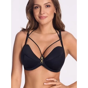 LENA Black Luxury bikini felső