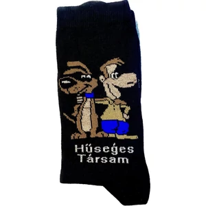 VICCES - HŰSÉGES TÁRSAM - feliratú bokazokni
