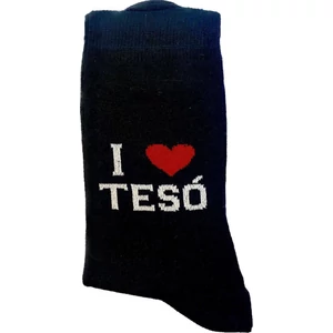 VICCES - I LOVE TESÓ - feliratú bokazokni