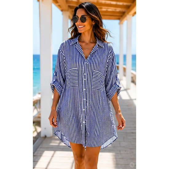 AMY STRANDING - STRIPES BLUE