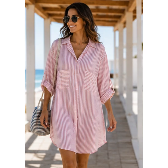 AMY STRANDING - STRIPES PINK