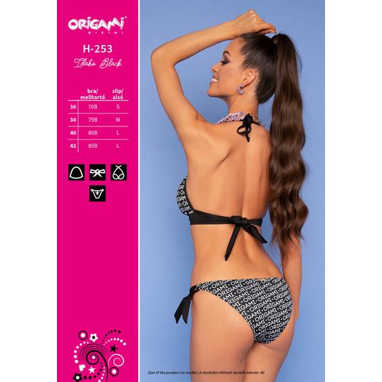 Idaho Black H-253 Origami Bikini 