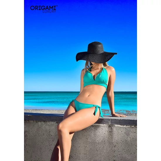 Tenerife Glossy Green P-LX-602 Origami Bikini 