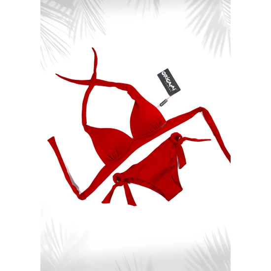 Tenerife Pike Red P-LX-605 Origami Bikini 