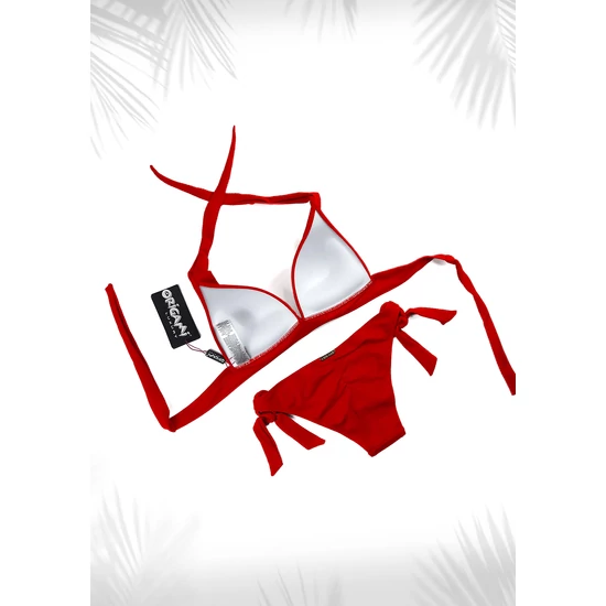Tenerife Pike Red P-LX-605 Origami Bikini 