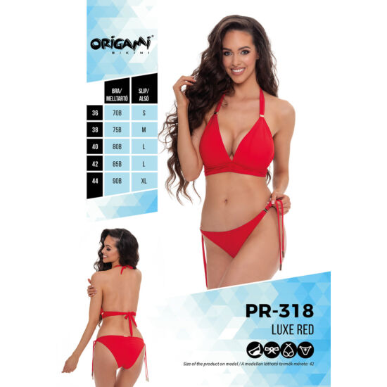 Luxe Red PR-318 Origami Bikini 