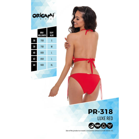 Luxe Red PR-318 Origami Bikini 
