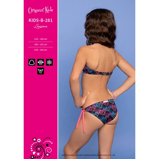 Louisiana Kids-B-281 Origami Bikini - 134-140