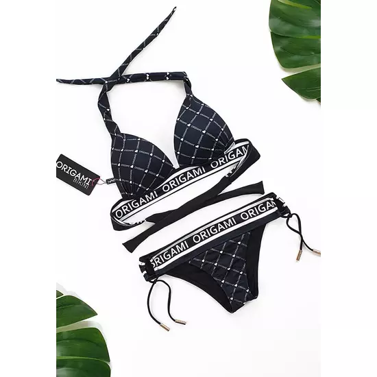 ORIGAMI BIKINI P-112 SAVANNAH BLACK