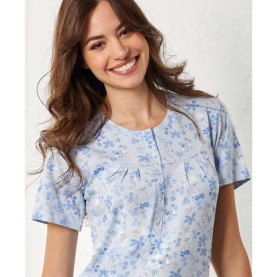 IL GRANCHIO Camicia cielo pamut hálóing