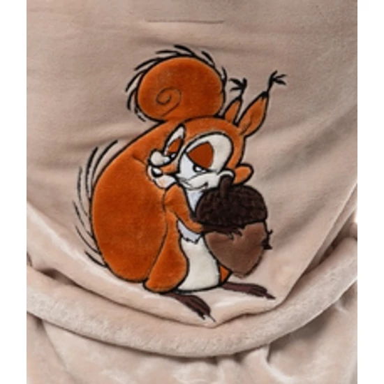 POPPY DK MÓKUS hímzett köntös - kávé-rozsda