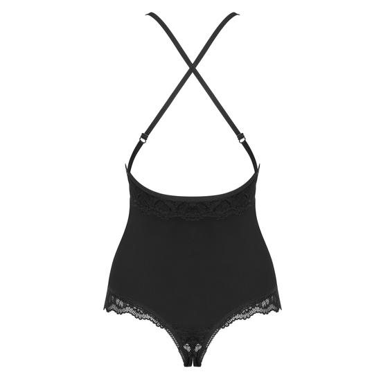 ARISHA Black fehérnemű, szexi nyitott body