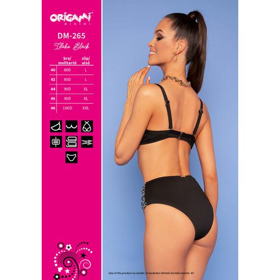Idaho Black DM-265 Origami Bikini 
