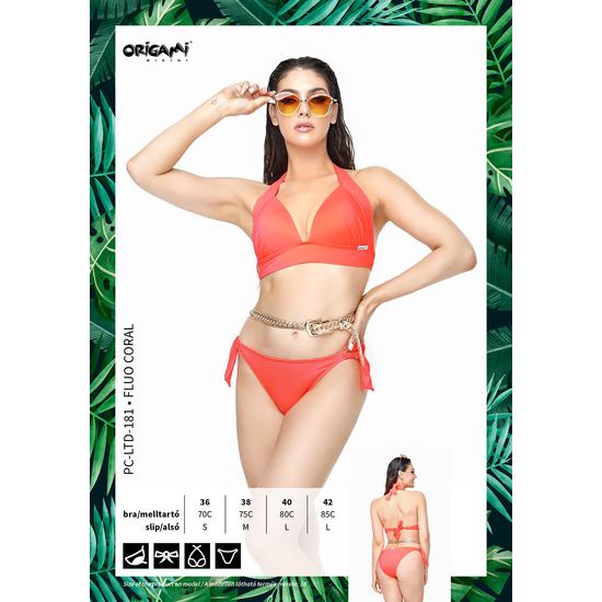 Fluo Coral PC-LTD-181 Origami Bikini