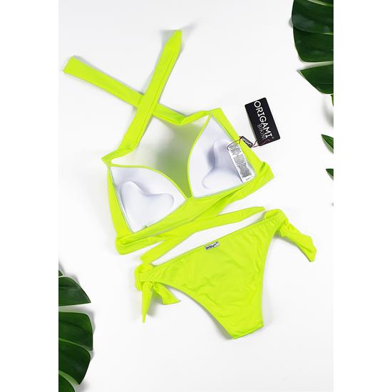 Fluo Yellow PC-LTD-180 Origami Bikini