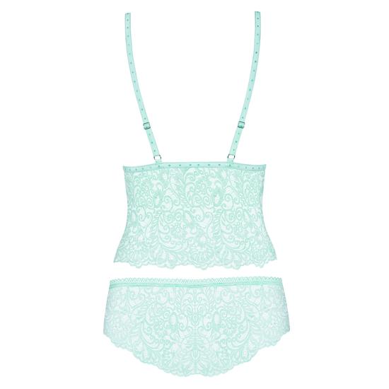 DELICANTA Mint fehérnemű, 2 részes top &amp; panties szett