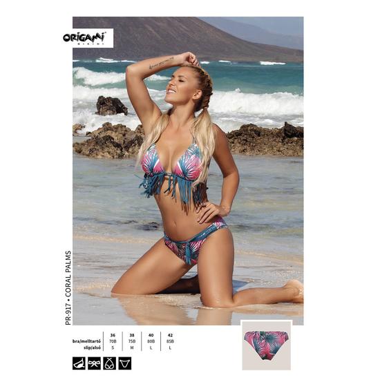 ORIGAMI BIKINI PR-917 Coral Palms