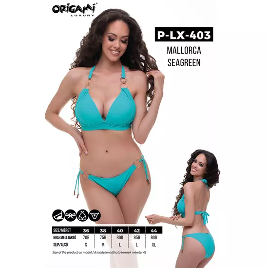 Origami Bikini MALLORCA SEAGREEN P-LX-403 bikini