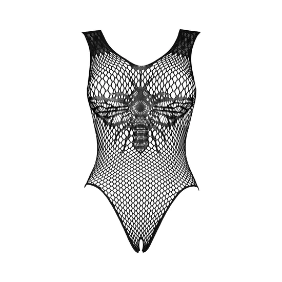 B134 BLACK fehérnemű, szexi nyitott body 