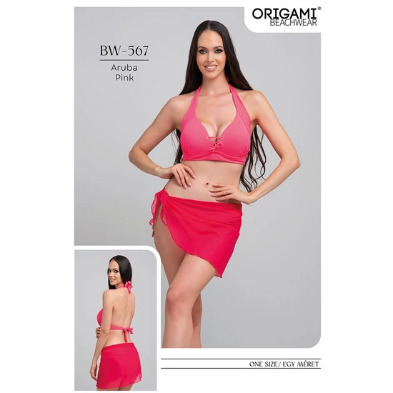 Aruba Pink BW-567 Origami Bikini strandszoknya
