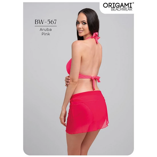 Aruba Pink BW-567 Origami Bikini strandszoknya