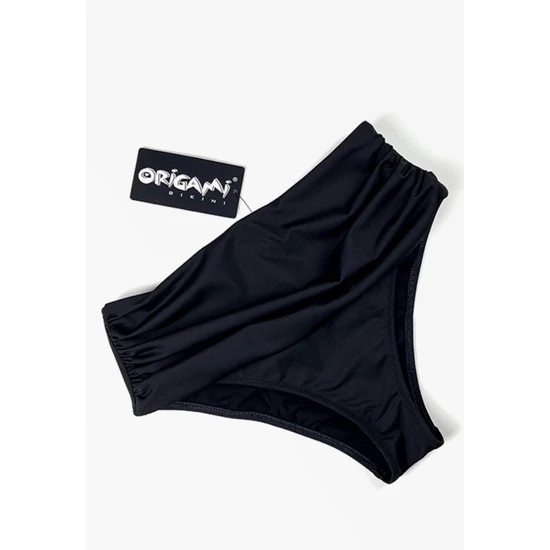 Fekete hasszorítós alsó X-570 Origami Bikini