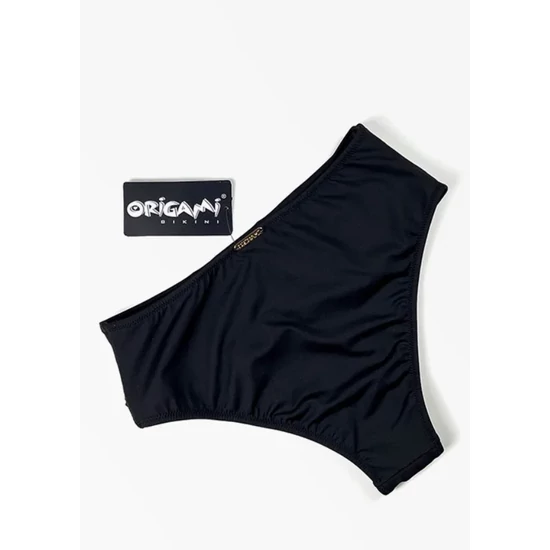 Fekete hasszorítós alsó X-570 Origami Bikini