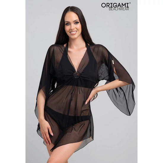 Valencia Black BW-561 Origami Bikini Strandruha
