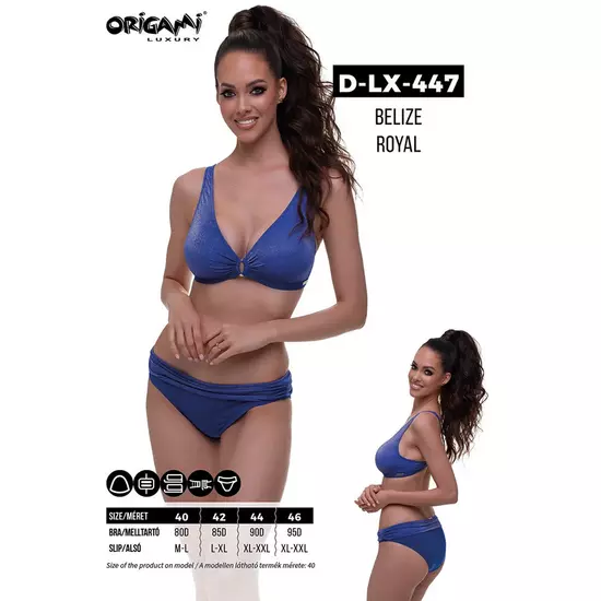 Origami Bikini BELIZE ROYAL LUXURY D-LX-447 bikini