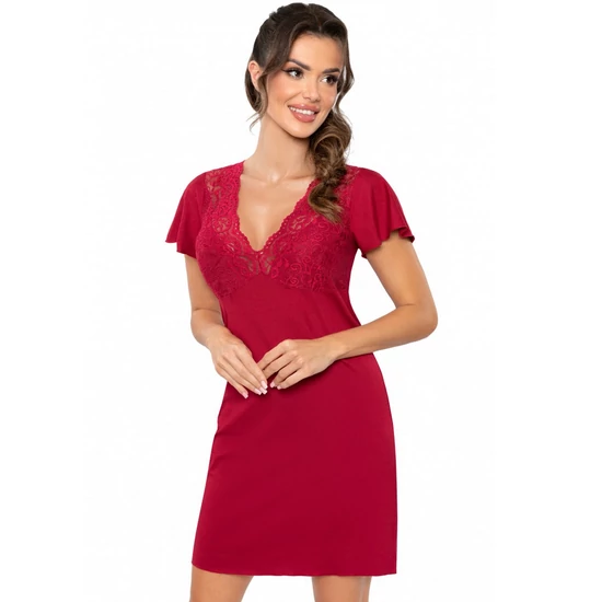 LUIZA Burgundy Exclusive női hálóing