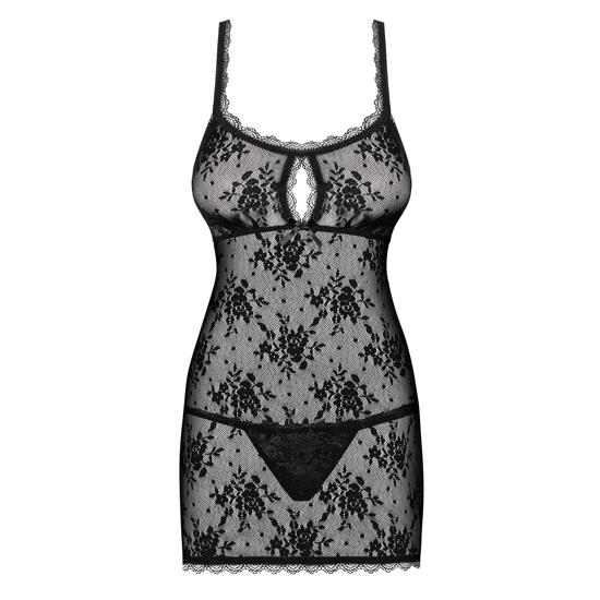 BEHINDY Black fehérnemű, szexi babydoll+tanga